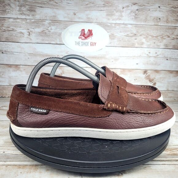 Cole Haan Men’s Size 8.5 Brown Leather Penny Loafers Casual Slip On Shoes - Picture 1 of 10